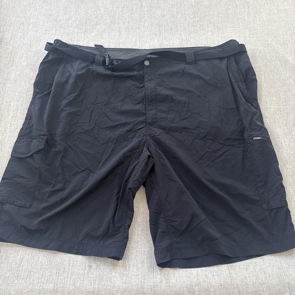 Columbia Other - Columbia Cargo Shorts Mens Size 52‎ Waist Silver Ridge Belted Big & Tall Hiking